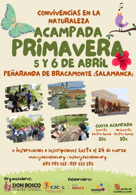 Convivencias en la naturaleza: acampada primavera